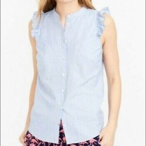 J. Crew Striped Top Size 14‎